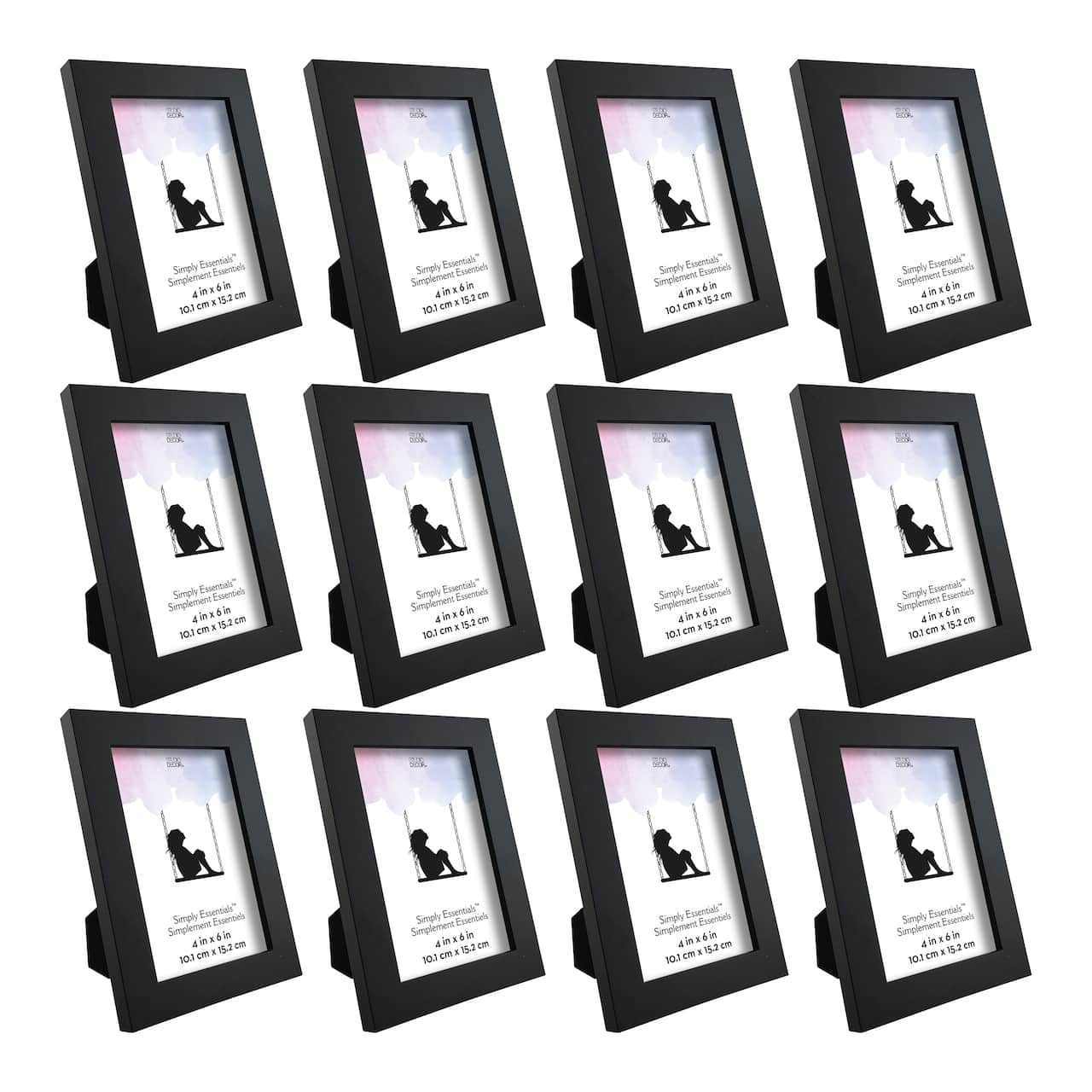 12 Pack: Black Linear Frame, Simply Essentials™ by Studio Décor®